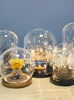 玻璃罩玻璃罩防尘罩装饰摆件