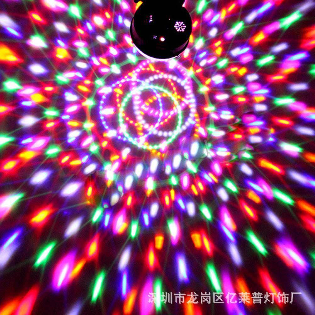 遥mp音乐3LED水晶魔球T激光舞台灯家庭KV七彩旋转声MP3控闪控光灯