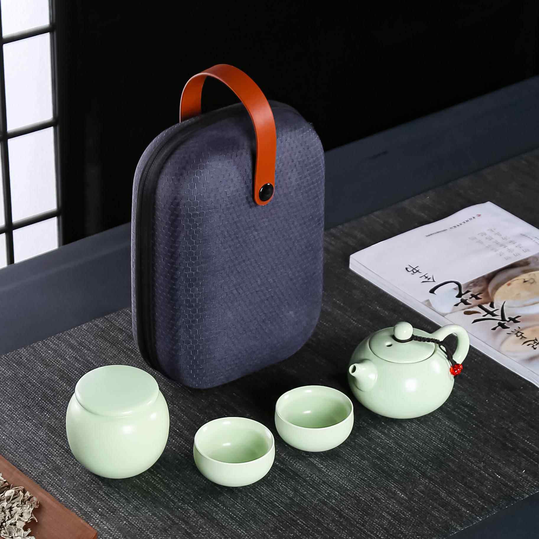 德化功夫茶具套装便携高档轻奢礼品家用商务送礼套装加印logo
