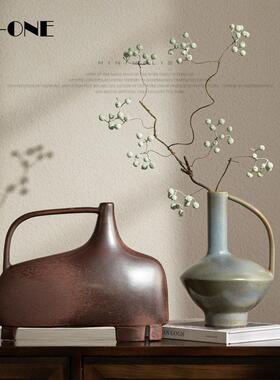 Rzone Wabi-Sabi风格设计师桌面展示装饰创意抽象几何异形陶瓷花