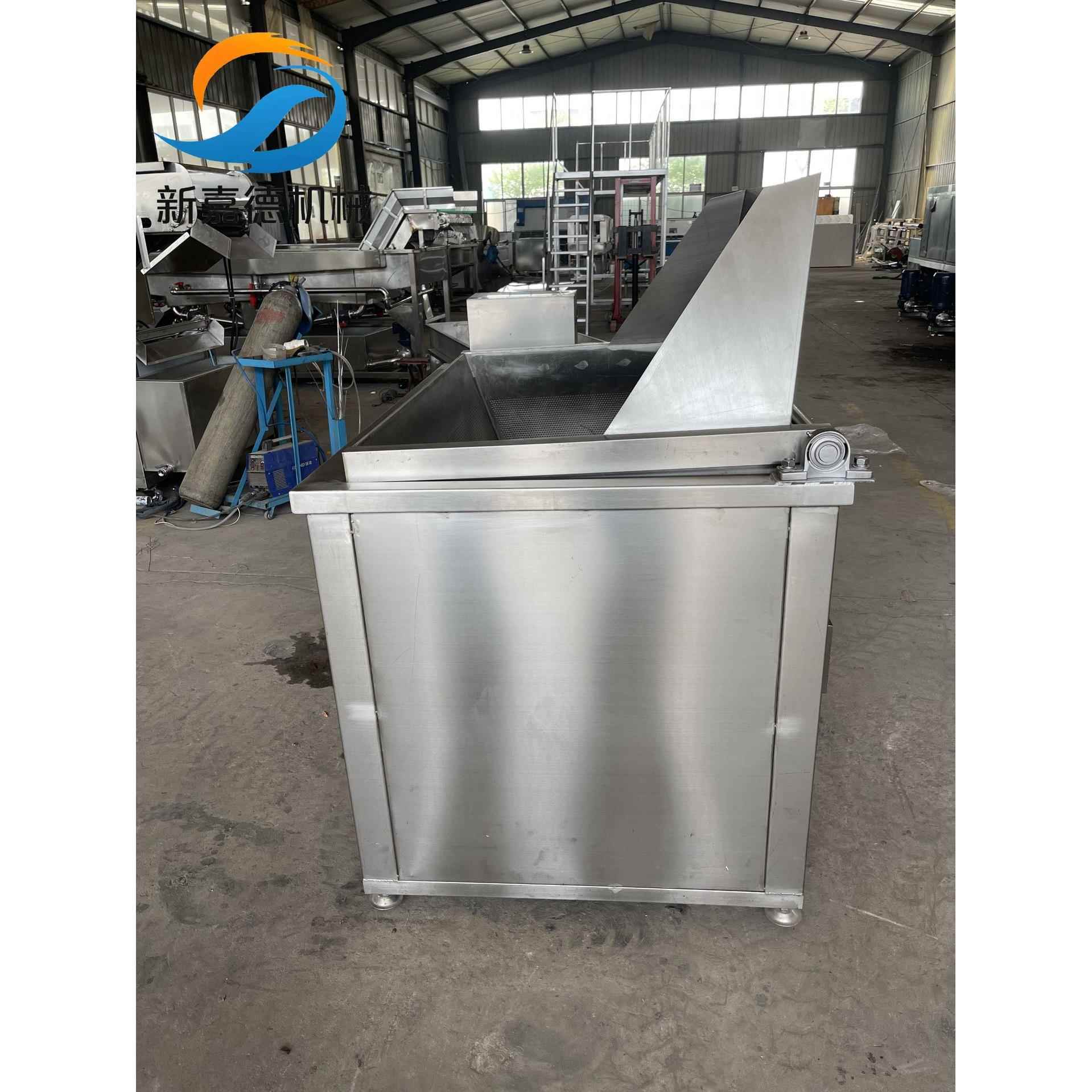 全自动油炸机带搅拌油炸单机花生米自动翻框油炸机