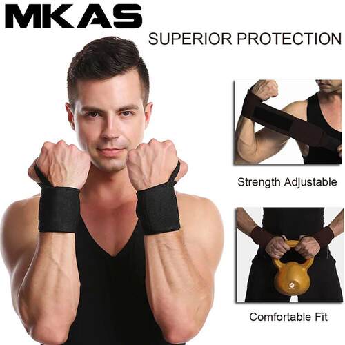 Fitness Wrist Wraps Weight Lifting Gym Wrist Straps Cross Tr