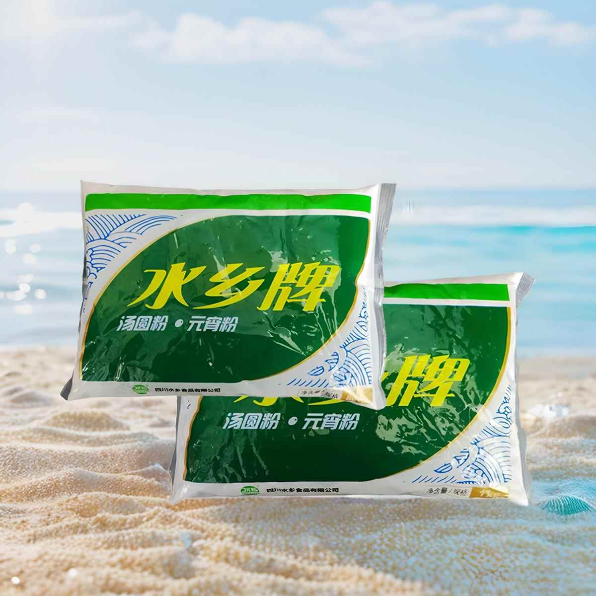 水乡牌汤圆粉子1kg传统水磨粉糯米粉糍粑原料四川特产元宵粉600g