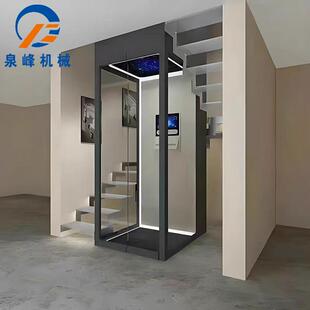 家用电梯生产厂家室内外小型别墅电梯二三层观光用曳引液压电梯