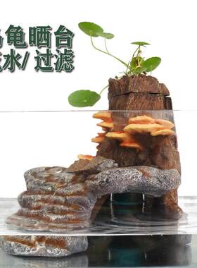 鱼缸过滤器乌龟低水位泵瀑布流水浅水3合1循环瀑布式内置静音浅水