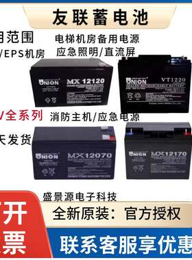 UNION友联蓄电池MX12400MX12240MX12170MX12200MX121000MX12650国