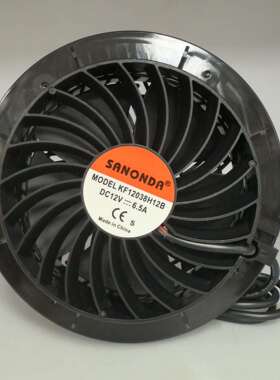 供应SANONDA圆形气模散热风扇1605012V5.2A/5.8A/6.5A
