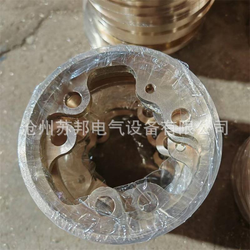 导电滑环圈环电刷集环垃圾吊集电环发电机铜无品牌/铜炒货机集电