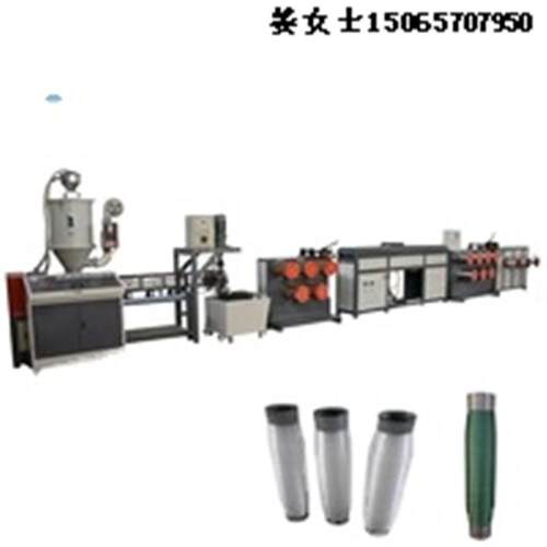 塑料圆丝尼龙纤维拉丝机械设备 防雹防鸟网建筑防护网拔丝机价格