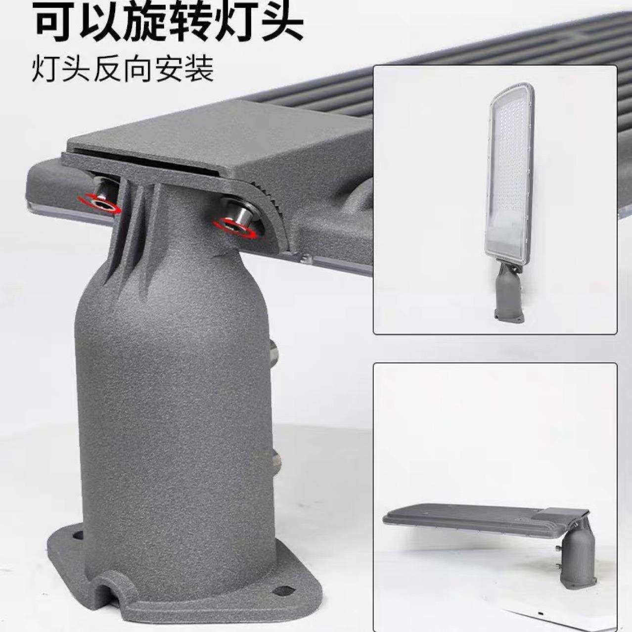 跨境市电路灯200w户外一体化接电款工程led路灯头高杆照明庭院
