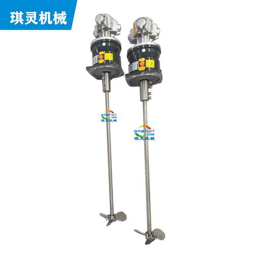 固瑞克同款不锈钢55加仑搅拌器200L桶气动升降搅拌机高粘度搅拌机