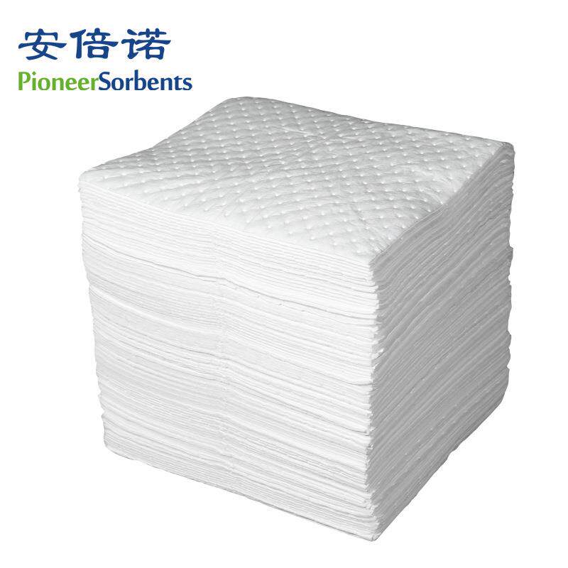 白色吸套装吸油棉KW240套吸附片吸索配处理油垃圾桶套装油 240L垃