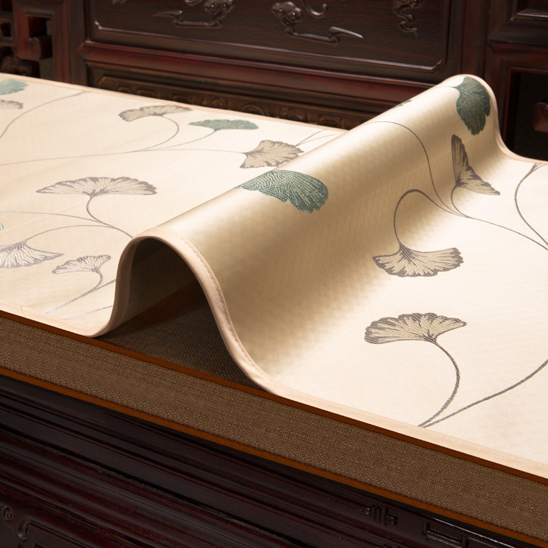 新中式实木沙发垫坐垫套罩四季通用防滑高档红木座垫子靠背巾定做