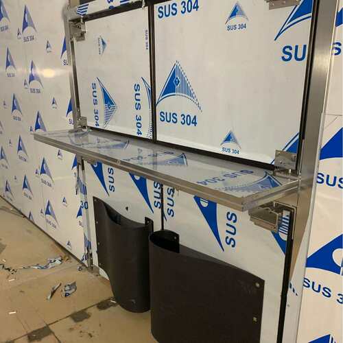 防撞自由门不锈钢304双向开自动回弹自动归位食品车间冷库自由门