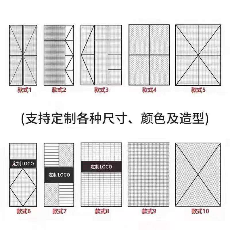 铁艺屏风隔断酒吧客厅缕空铁网格网菱形防猫门栏片各式款式厂