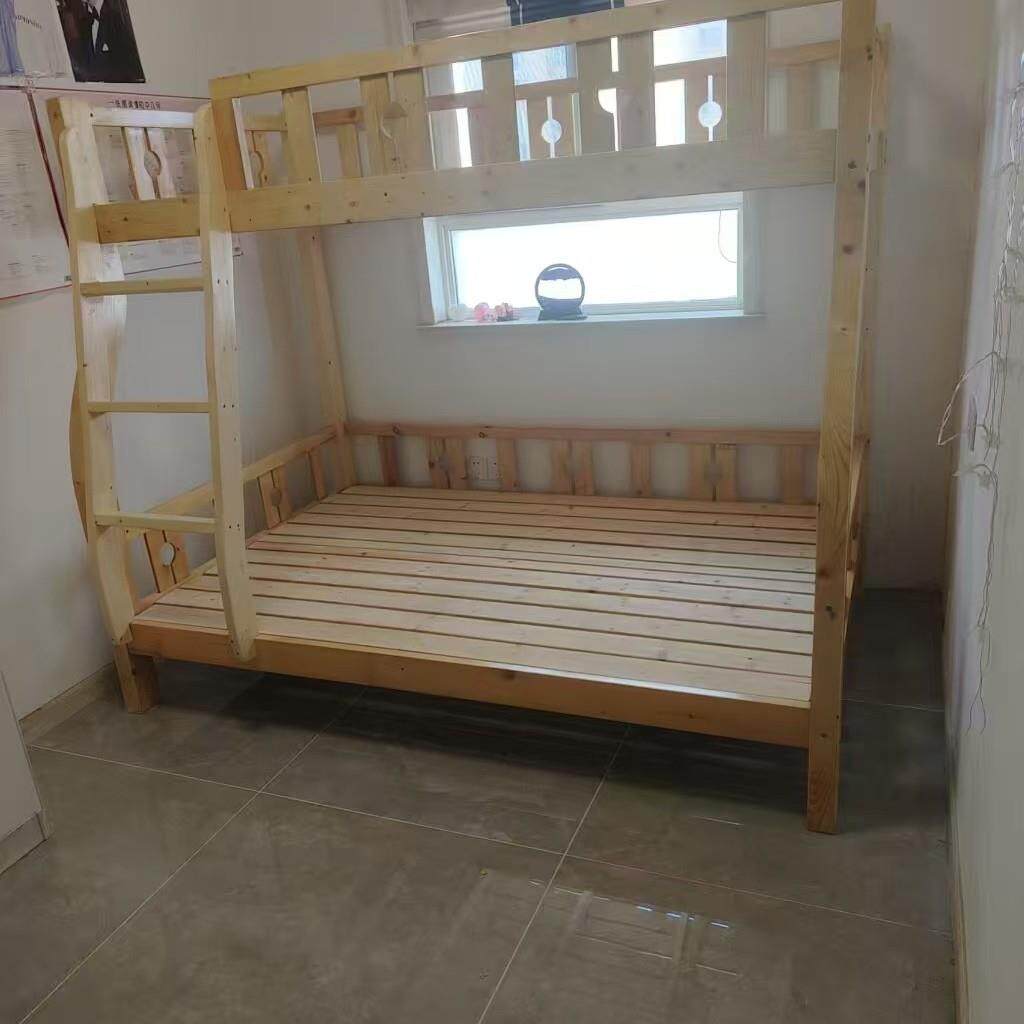 厂家供应实木儿童上下子母床厂家直销双层高低简约现代儿童床