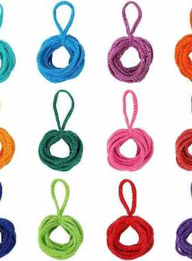 192 Pcs Braided Rope Refill Pack Potholder Kits for Kids