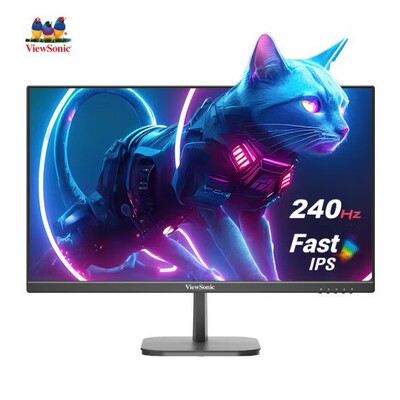 优派VX24G10 23.8寸原生240Hz1k台式机电竞显示器IPS快速液晶屏幕