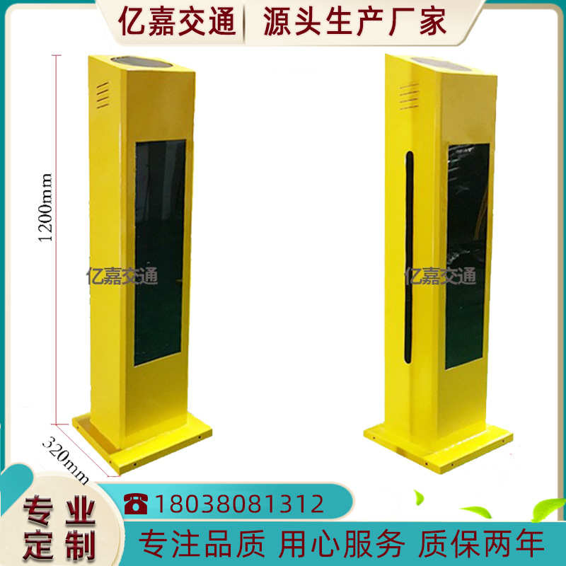 柱提示红绿灯感应行人设备批发红外厂家语音过街行人警示闯红灯