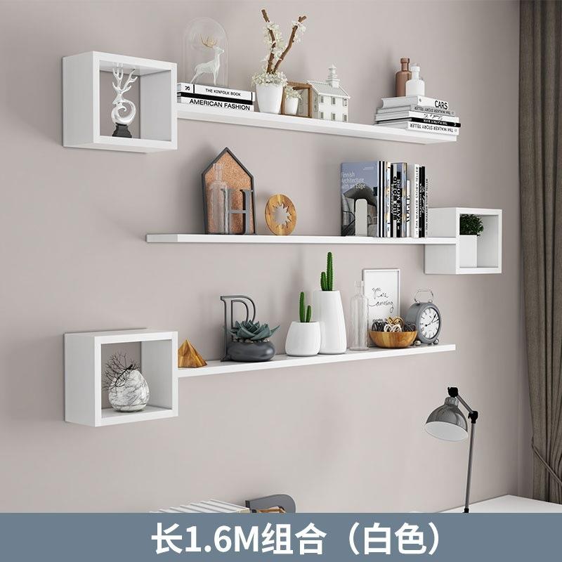 意墙壁置物架卧室壁柜隔格板QWR上吊柜壁挂墙面创子客厅书架墙收