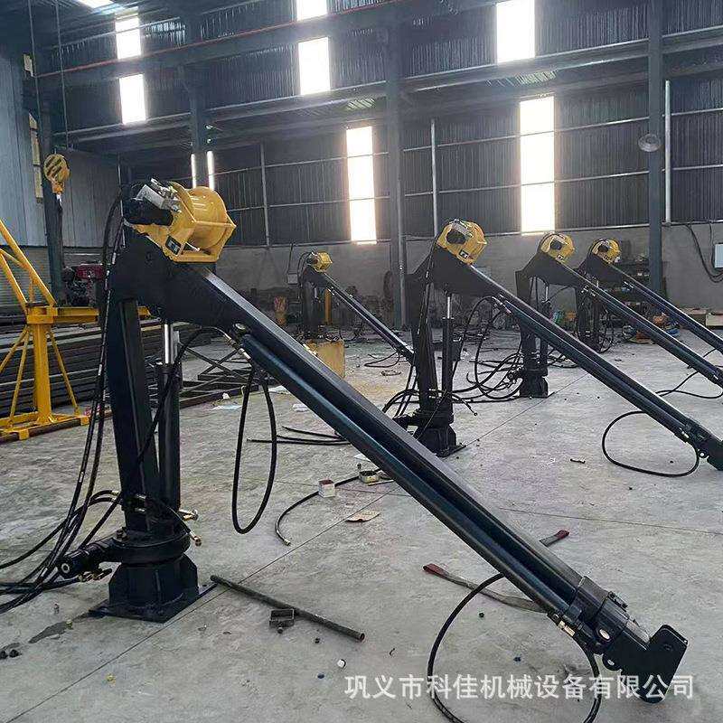 液压车载吊机轻卡改装小型车载随车吊机农用货车加装车载小吊机