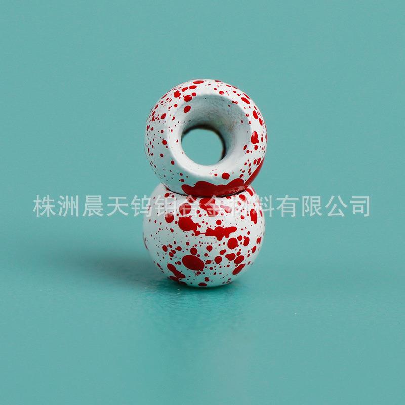 G2.7mm铜材质孔珠通孔若虫飞蝇钓毛钩用飞蝇钩配件铜珠多色可选批