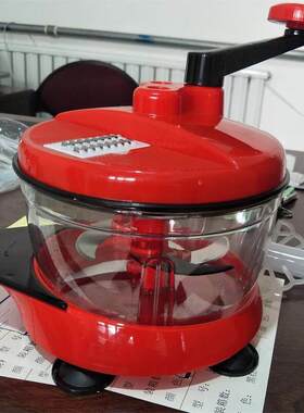 饺家用机器手动机粉碎器容量手摇水饺馅商用搅陷大较绞菜碎肉