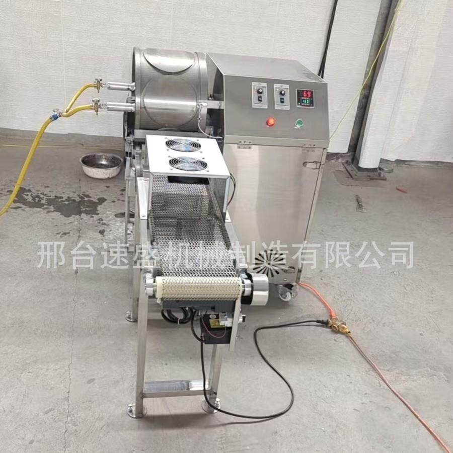 自动烤春饼机可自动折叠计数电加热春卷皮机排双排燃气款筋饼机