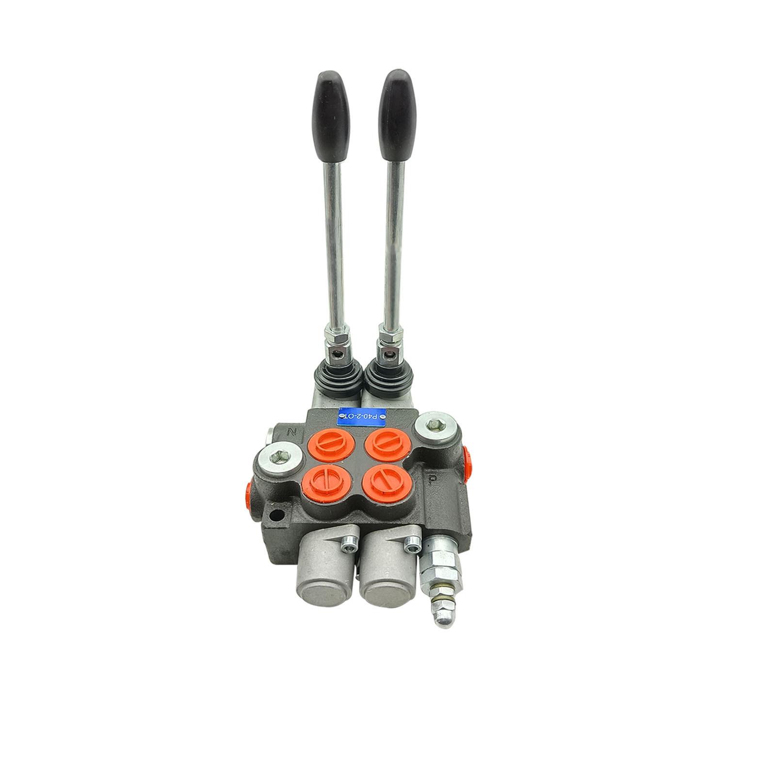 多路阀P40整体手动换向阀操作阀P40-OT控制阀液压分配阀