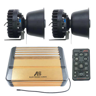 救护车载警笛警号警报器汽车高清喊话器600W喇叭S8D-MP3