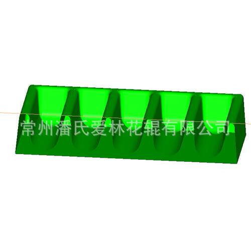 链条凹凸槽辊电雕数控加工精雕激光加热冷却草坪荔枝纹