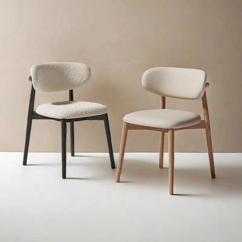 北欧实木餐椅家用椅子书桌椅靠背椅现代简约意式餐桌椅客厅餐厅椅