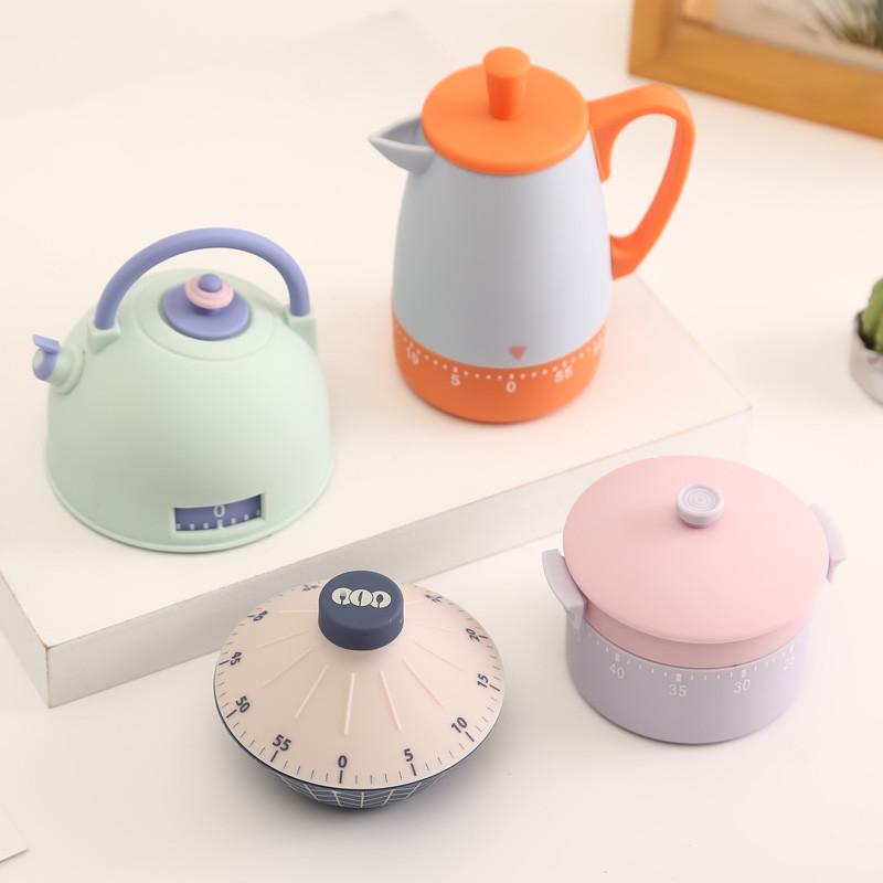 卡通机械计时器厨房烘焙提醒器可爱学生时间管理器学习自律定时器
