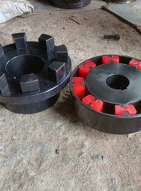 H型弹性块联轴器定制HTLA HTLB型弹性块联轴器泵用H块接管联轴器