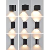 Led户外壁灯简约创意室内外双头外墙防水客厅阳台走廊床头小画灯