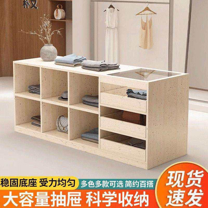 配件璃中岛流水收银台装饰品摆件展示店铺陈列储物柜陈列柜子