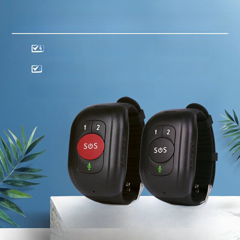 老人5G防水定位电话手表痴呆老年GPS防走丢一键SOS报警呼叫器手环