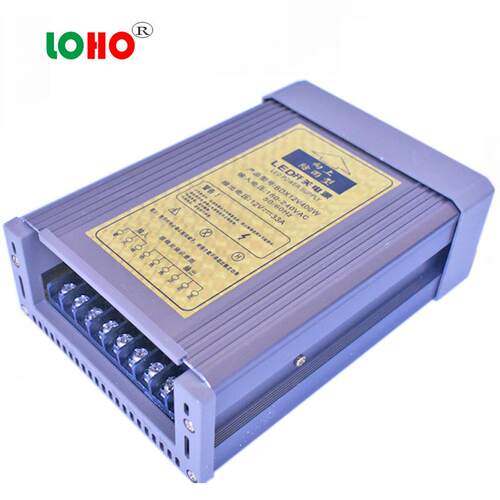 原装12V400W铝型材防雨电源 led户外防雨电源开关 DC24V400W电源