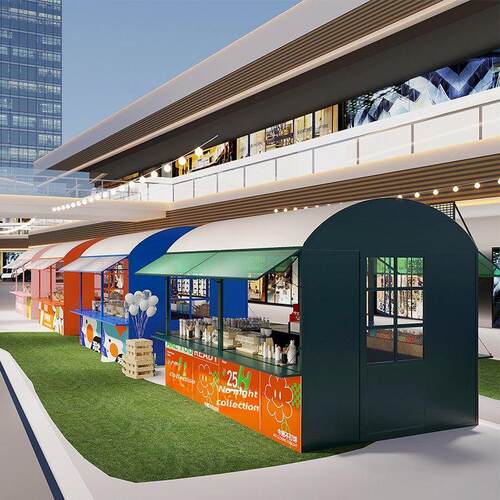 集市摊位展示架促销架市集金属顶棚货架可拆卸架夜市摆摊铁艺货架
