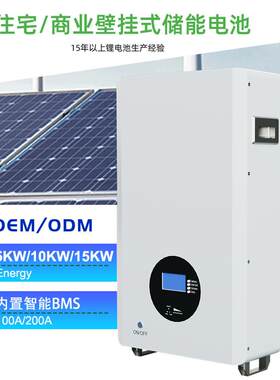 定制磷酸铁锂51.2V100AH厂家直销家庭通讯基站太阳能储能UPS电源