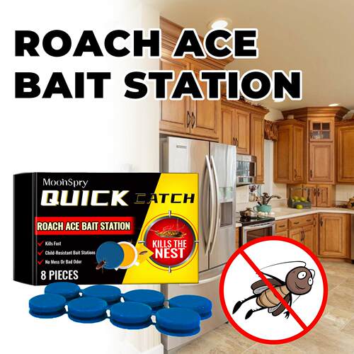 MOONSPRY Cockroach Bait Station - Insect Repellent and Cockr