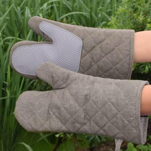 One Piece Silicone Anti-scalding Oven Gloves Mitts Kitchen S