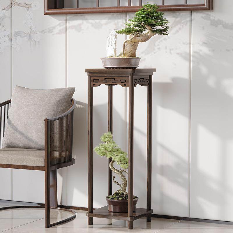 花架置物架阳台实木多层落地式家用客厅中式花台多肉绿萝花盆新品,标准件/零部件/工业耗材,车间地垫,淘宝优惠券,粉丝福利购,淘宝优惠卷