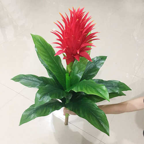 当头室内客厅仿真花艺盆栽盆景假塑料树花落地植鸿运家居装饰花绿