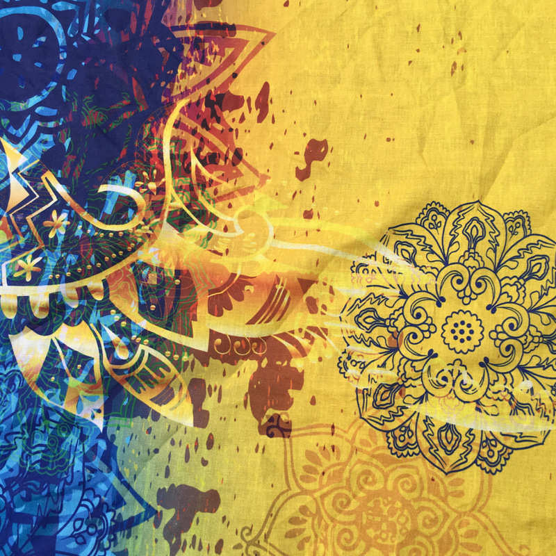 数码印花直喷面料布匹 小碎花全棉布印花厂 棉绸面料数码印花加工