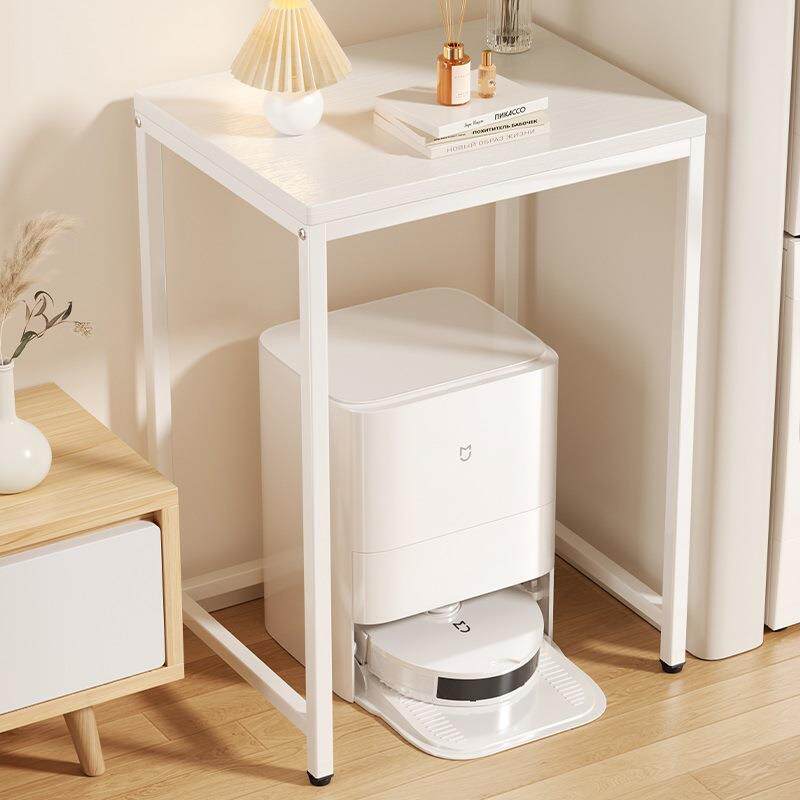 客厅边几鱼缸水族箱小户型扫地机器人置物架底座打印机方桌子
