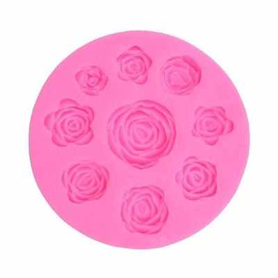 Decorating Fondant Flowers Baking Chocolate Mould Tool Cake