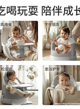 宝水宝餐椅能家用音乐学椅多功婴儿餐椅坐婴儿护脊婴儿学AL101666