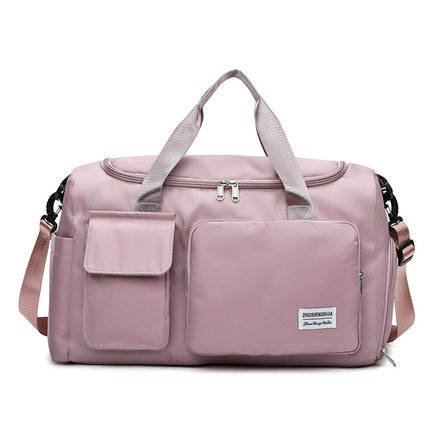 复古大容量皮包男便携防水手提袋行李箱附加包短途出差收纳包