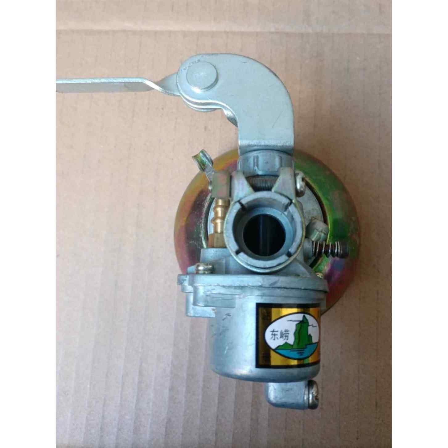 水泵化油器正品东崂抽水机1E45F二冲程手油门接口内径16/19mm